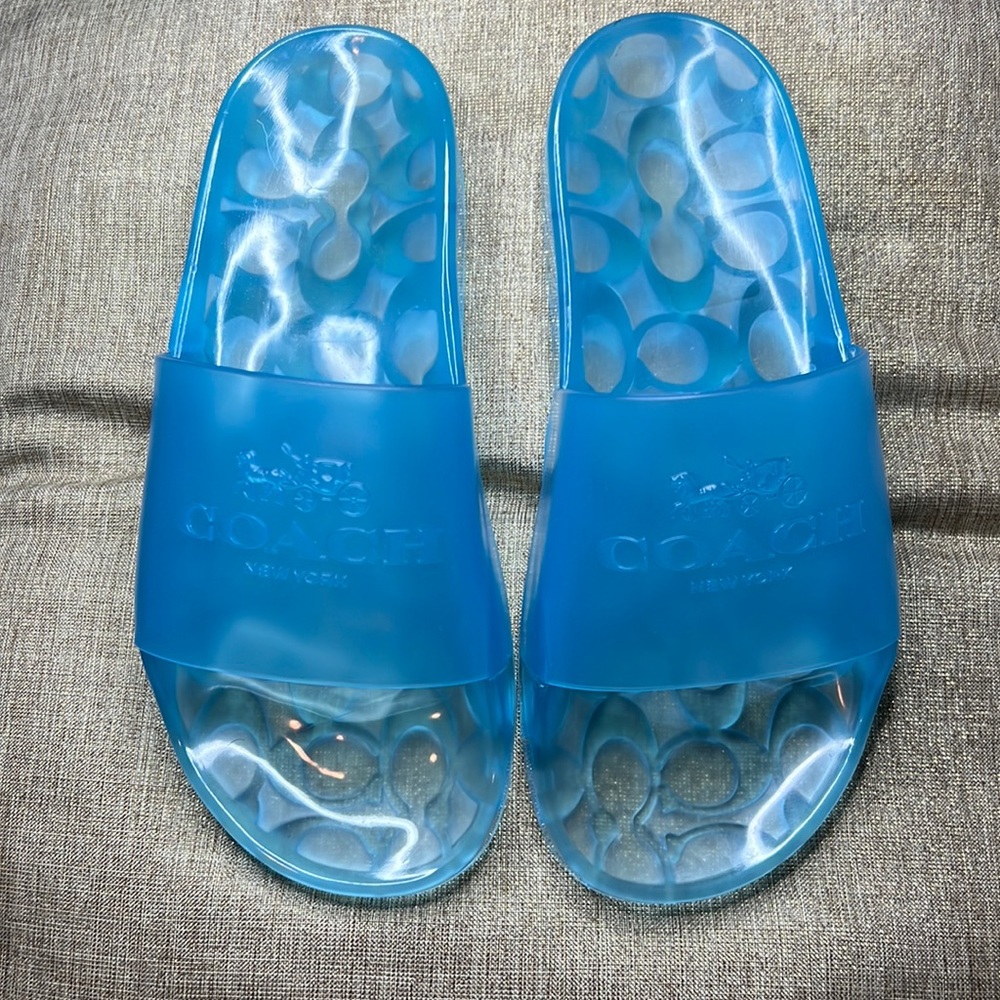 Coach Jellies Light Blue size 6